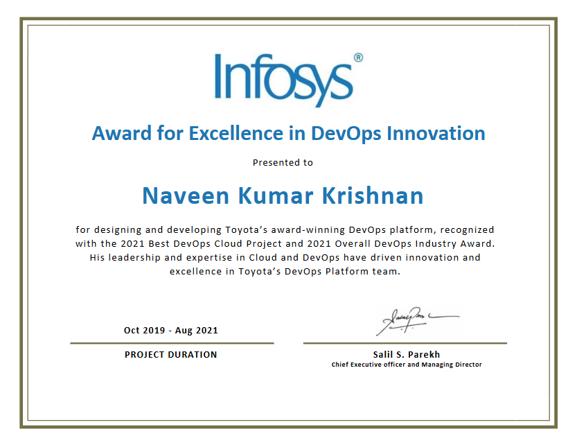 91-Award for Desining DevOps platform.png